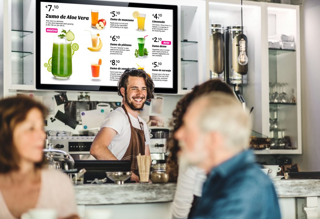 carteleria digital para aumentar las ventas de mi restaurante