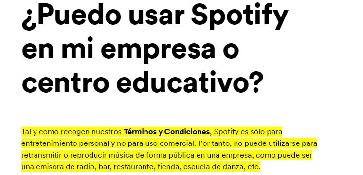 spotify-para-empresas-no